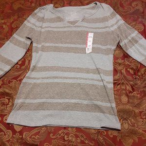 shirt, blue, grey, long sleeve